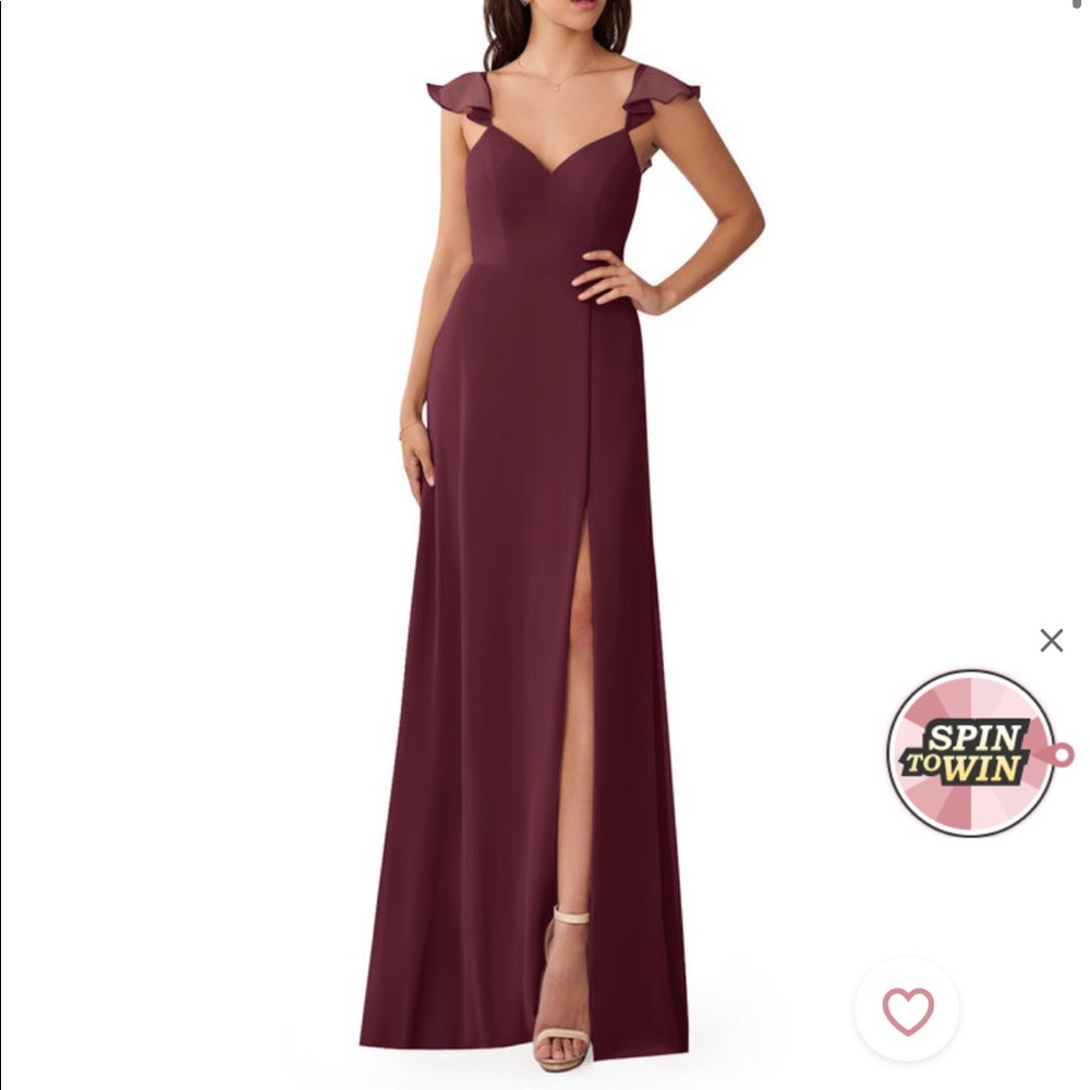 Azazie Everett dress in Cabernet sz 0